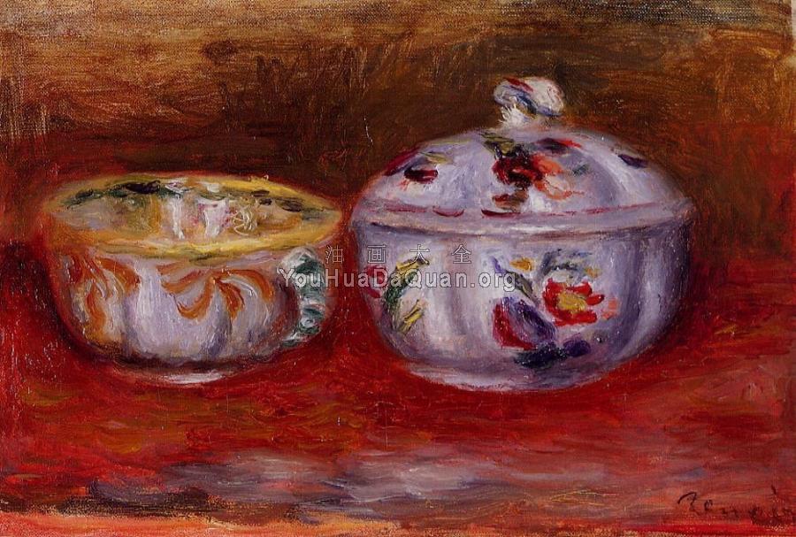 Still Life with Fruit Bowl - 皮埃尔·奥古斯特·雷诺阿